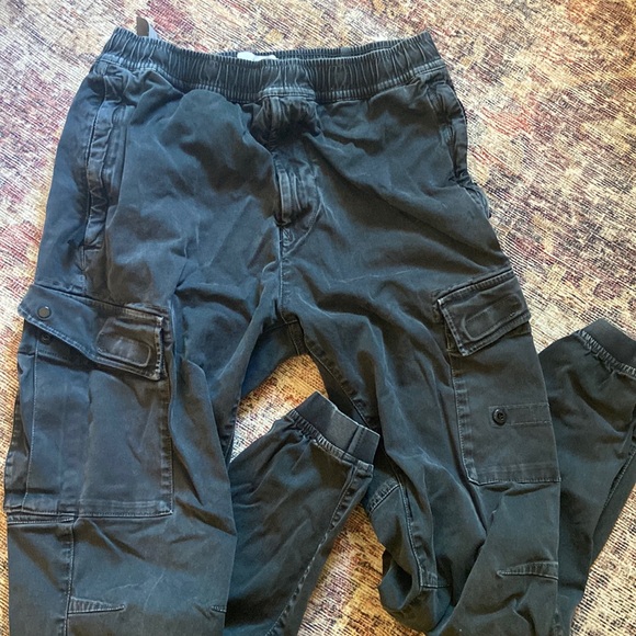 Stone Island dark gray trousers with elastic waist size 32